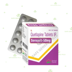 Seroquit 50mg Tablet
| Quetiapine 50mg - 200 Tablets