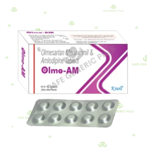 Olmo AM 20mg/5mg Tablet | Olmesartan Medoxomil + Amlodipine - 200 Tablets
