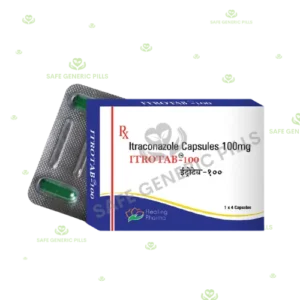 Itrotab 100 Capsule
| Itraconazole 100mg - 80 Capsules
