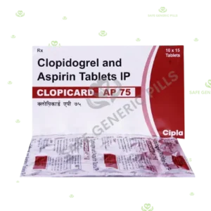 Clopicard AP 75 Tablet | Aspirin 75mg + Clopidogrel 75mg - 120 Tablets