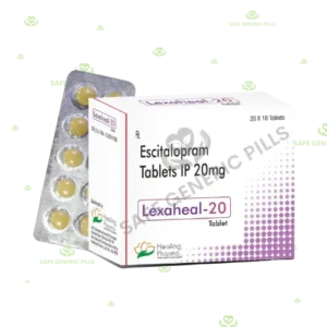 Lexaheal 20mg Tablet | Escitalopram Axilate 20mg - 50 Tablets