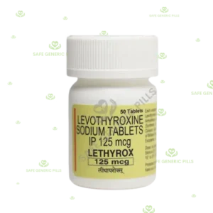Lethyrox 125 Tablet | Thyroxine 125mcg - 4 Bottle