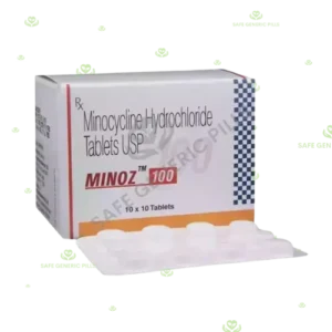 Minoz 100 Tablet 
| Minocycline 100mg - 200 Tablets
