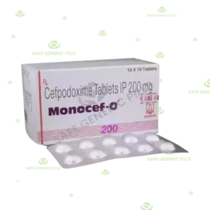 Monocef-O 200 Tablet | Cefpodoxime Proxetil 200mg - 50 Tablets