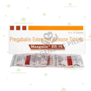 Maxgalin ER 75 Tablet | Pregabalin 75mg