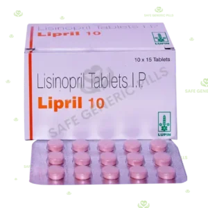 Lipril 10 Tablet | Lisinopril 10mg - 240 Tablets
