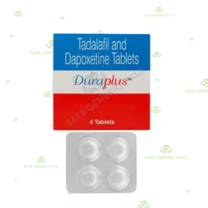 Duraplus Tablet | Tadelafil 10mg + Dapoxetine 30mg - 160 Tablets