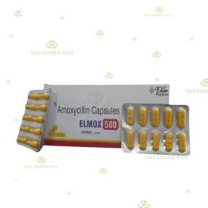 Elmox 500mg | Amoxycillin 500mg - 50 Capsules
