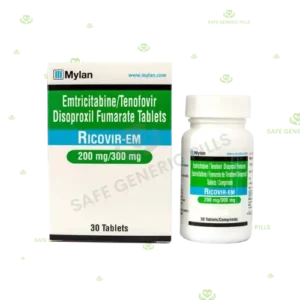 Ricovir 300mg | Tenofovir disoproxil fumarate 300mg - 30 Tablets