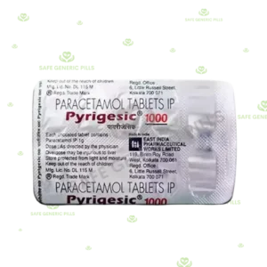 Pyrigesic 1000 Tablet | Paracetamol 1000mg - 400 Tablets