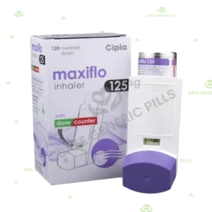 Maxiflo 125 Inhaler | Formoterol 6mcg + Fluticasone Propionate 125mcg - 10 Packet