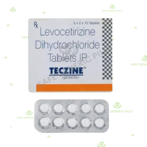 Teczine Tablet | Levocetirizine 5mg - 100 Tablets