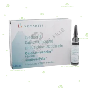 Calcium Sandoz Injection | Calcium Gluconate 50mg + Calcium Lactobionate - 3 Vial