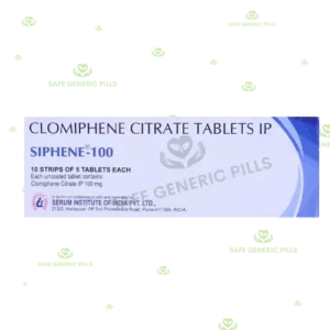 Siphene 100 | Clomiphene 100mg - 50 Tablets
