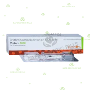 Vintor 4000 Injection | Recombinant Human Erythropoietin Alfa - 1 Prefilled Syringe