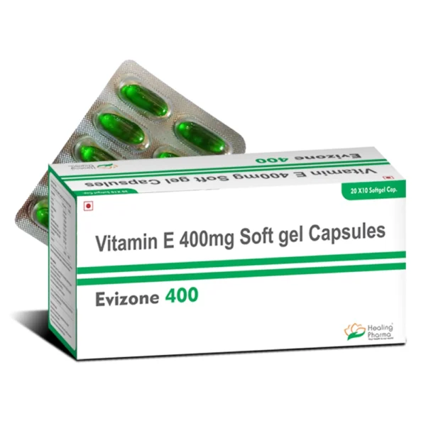 Evizone C Forte | Vitamin E 400mg + Vitamin C 500mg