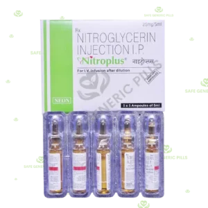 Nitroplus 5mg Injection | Nitroglycerin 5mg/ml