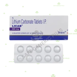Lycab Tablet 
| Lithium carbonate 300mg