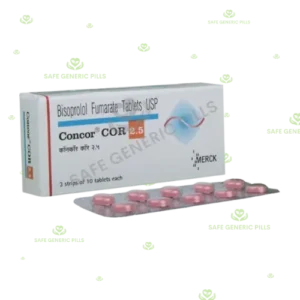 Concor COR 2.5 Tablet 
| Bisoprolol 2.5mg
