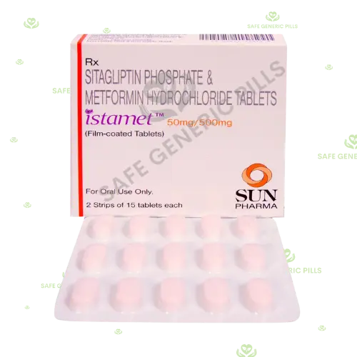 Istamate 50mg/500mg Tablet | Sitagliptin + Metformin