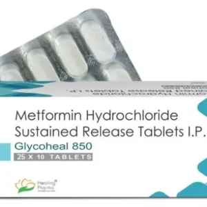 Glycoheal 850 | Metformin 850mg - 200 Tablets
