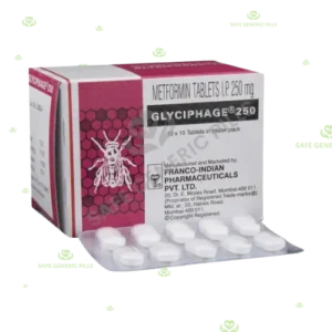 Glyciphage 250 Tablet 
| Metformin 250mg