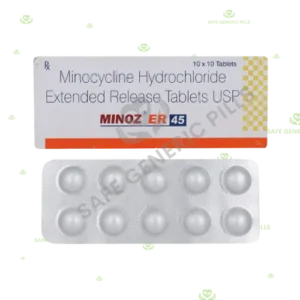 Minoz ER 45 Tablet 
| Minocycline 45mg - 400 Tablets