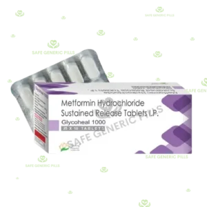 Glycoheal G 1001 Tablet SR | Glimepiride 1mg + Metformin 1000mg - 50 Tablets