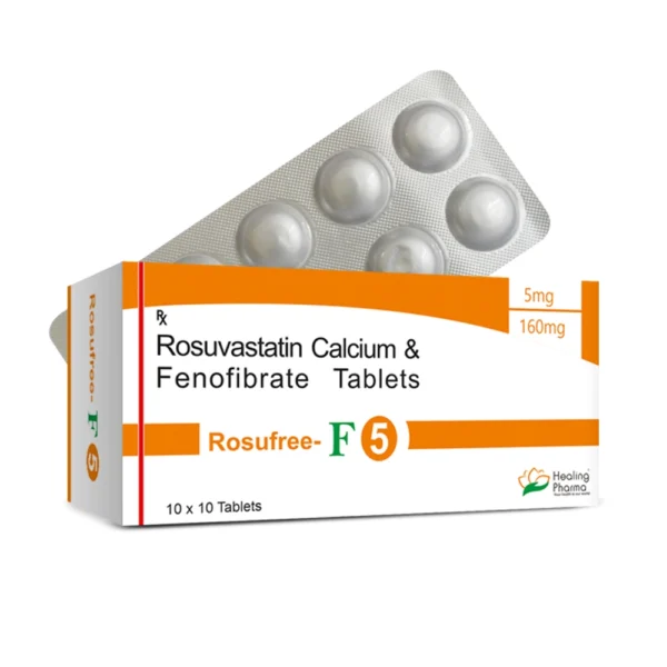 Rosufree F 5 | Rosuvastatin 5mg + Fenofibrate 160mg
