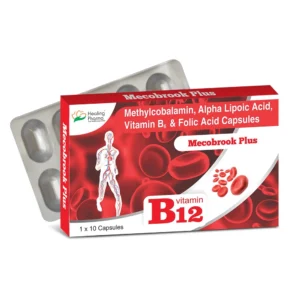 Mecobrook Plus | Methylcobalamin 1500mcg + Alpha Lipoic 100mg + Folic Acid 1.5mg + Pyridoxine 3mg