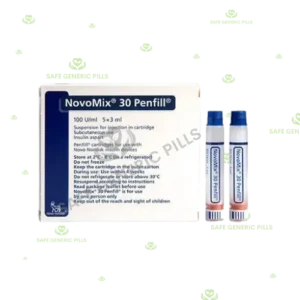 Novomix 30 100IU Penfill (3ml Each) | Insulin aspart + insulin aspart protamine - 30 Suspension
