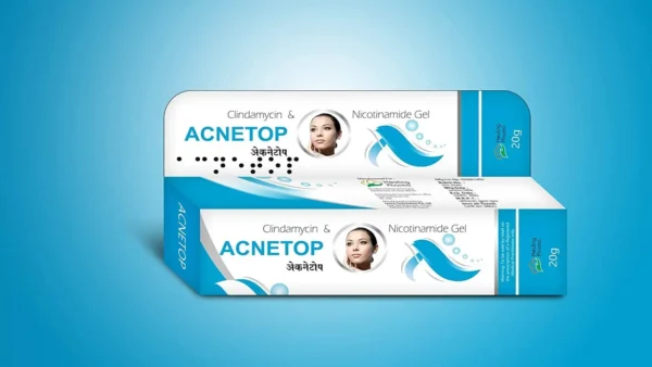 Acnetop Cream | Clindamycin Topical 1% + Nicotinamide 4% ?20 gm