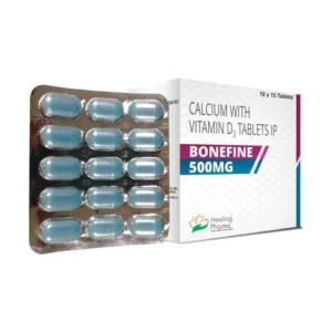Bonefine 500 | Calcium And Vitamin D3 - 60 Tablets